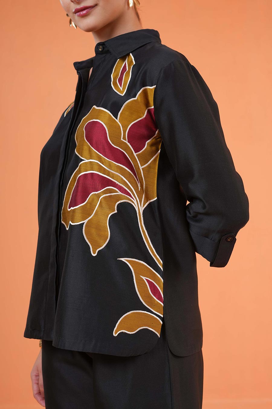 Black Desert Embroidered Shirt