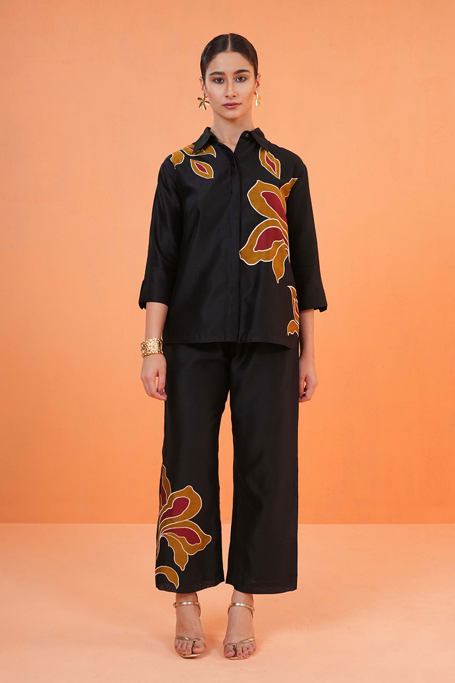 Black Desert Embroidered Shirt