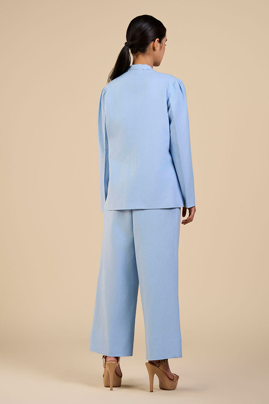 Ice Blue Cornflower Blazer