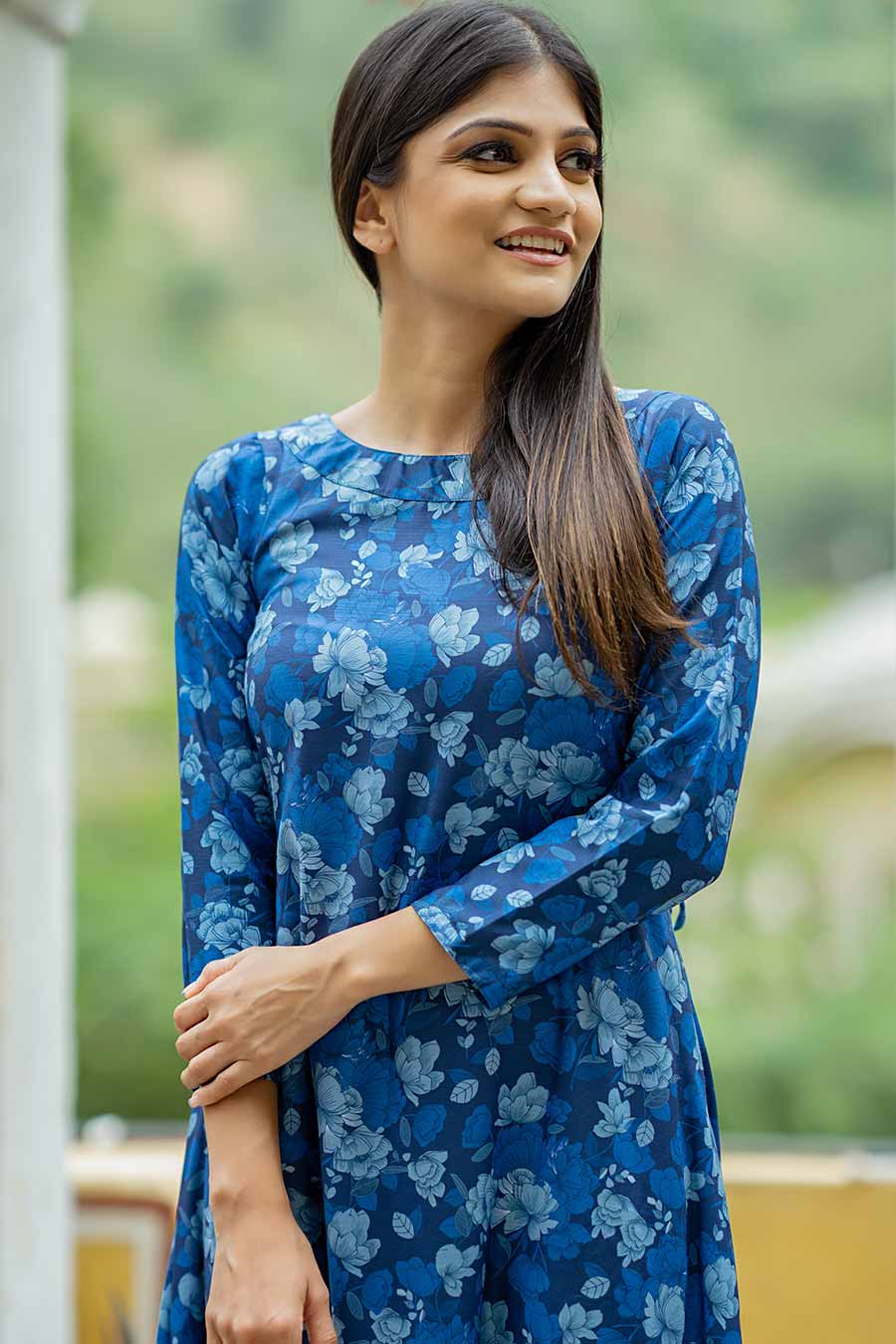 Midnight Blue Dhoti Jumpsuit