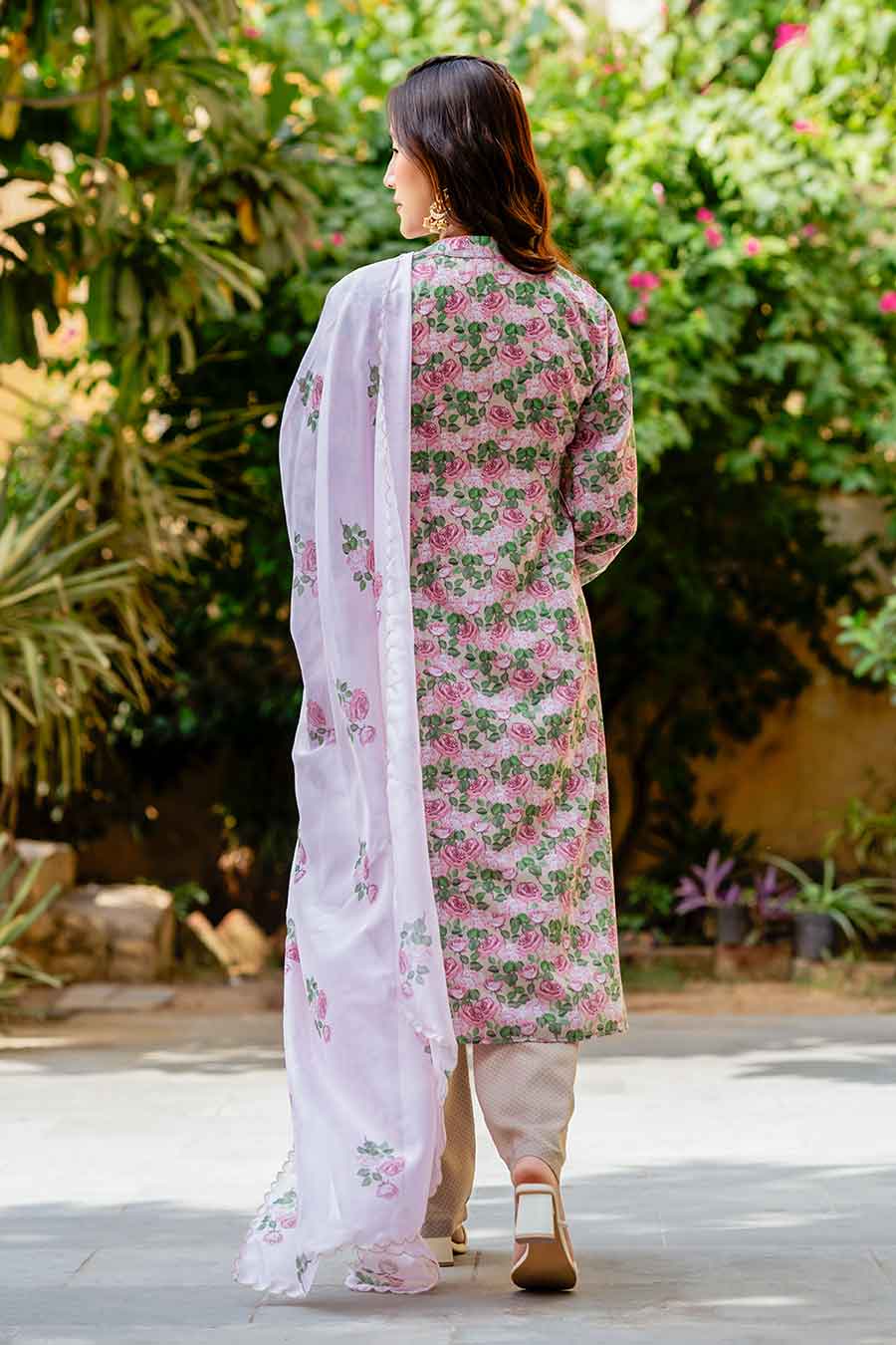Pink Printed Samaa Salwar Suit
