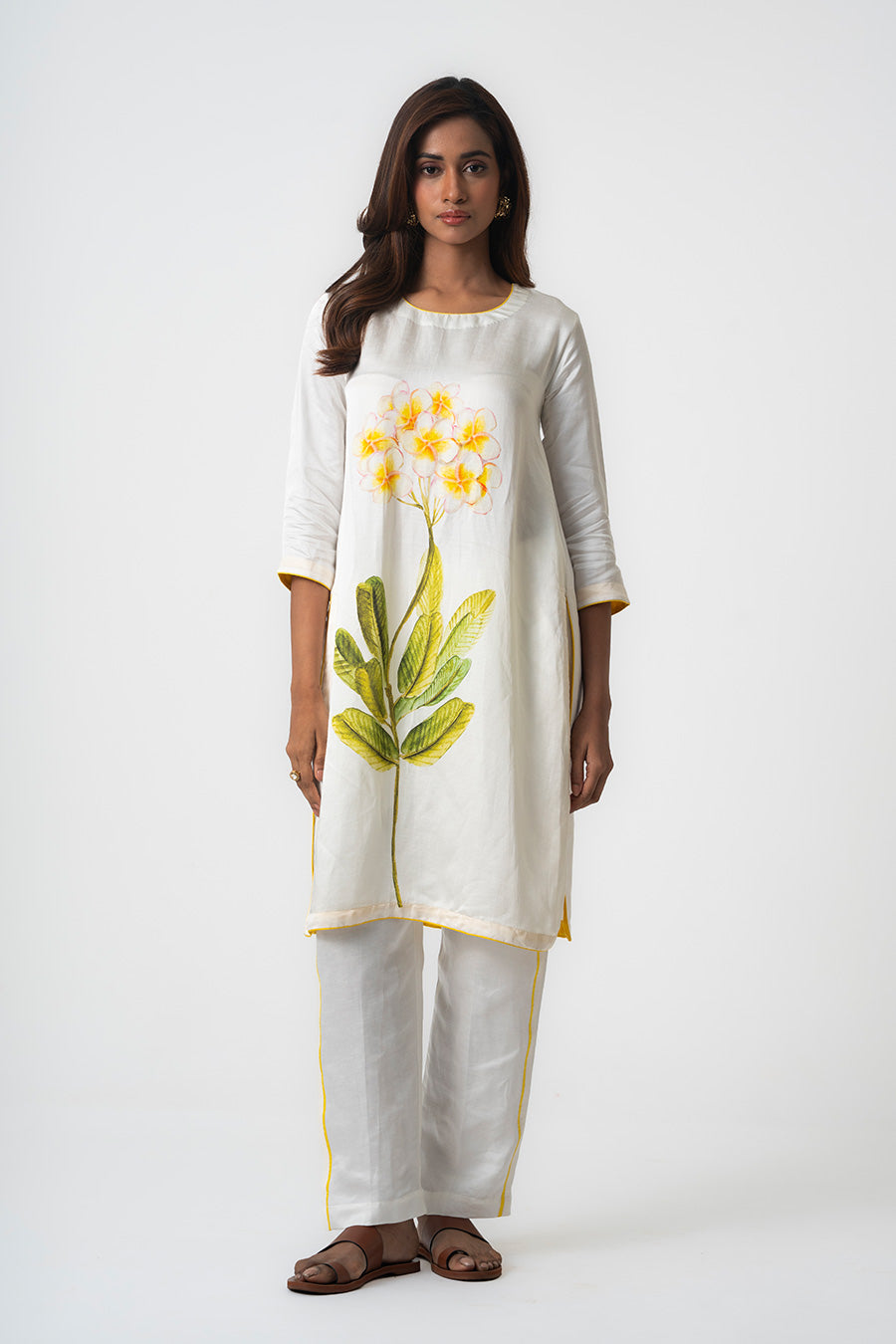 Ivory Chafa Bloom Printed Co-Ord Set
