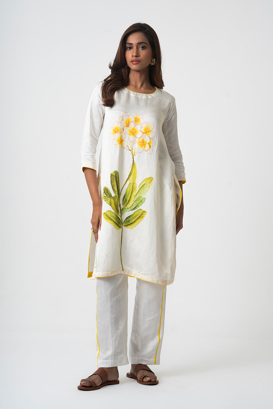 Ivory Chafa Bloom Printed Co-Ord Set