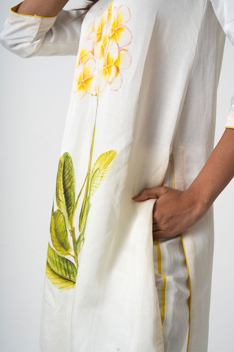 Ivory Chafa Bloom Printed Co-Ord Set