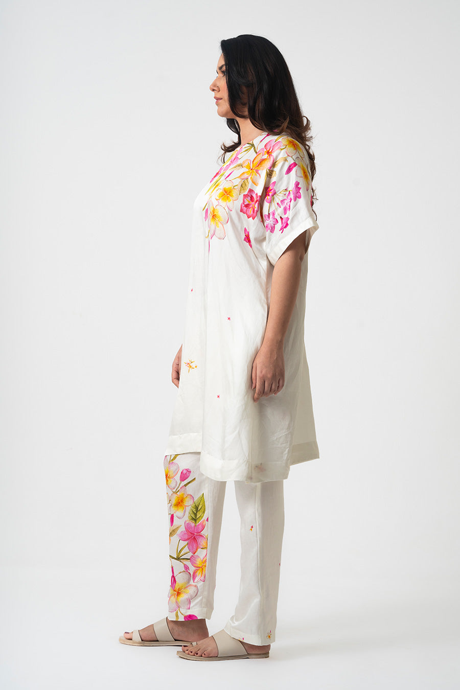 Ivory Chafa Mog Printed Co-Ord Set