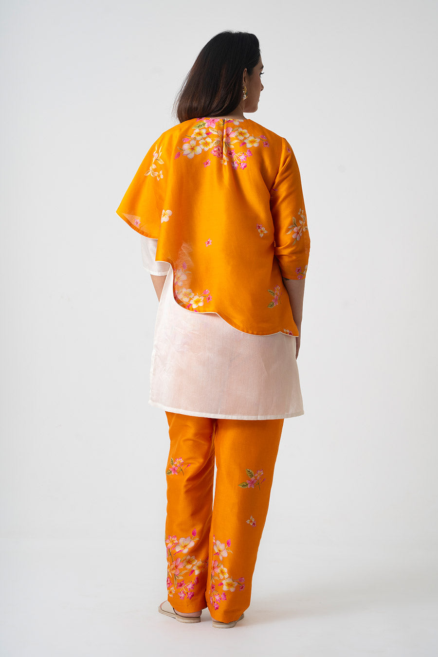 Orange Chafa Brisa Printed Co-Ord Set