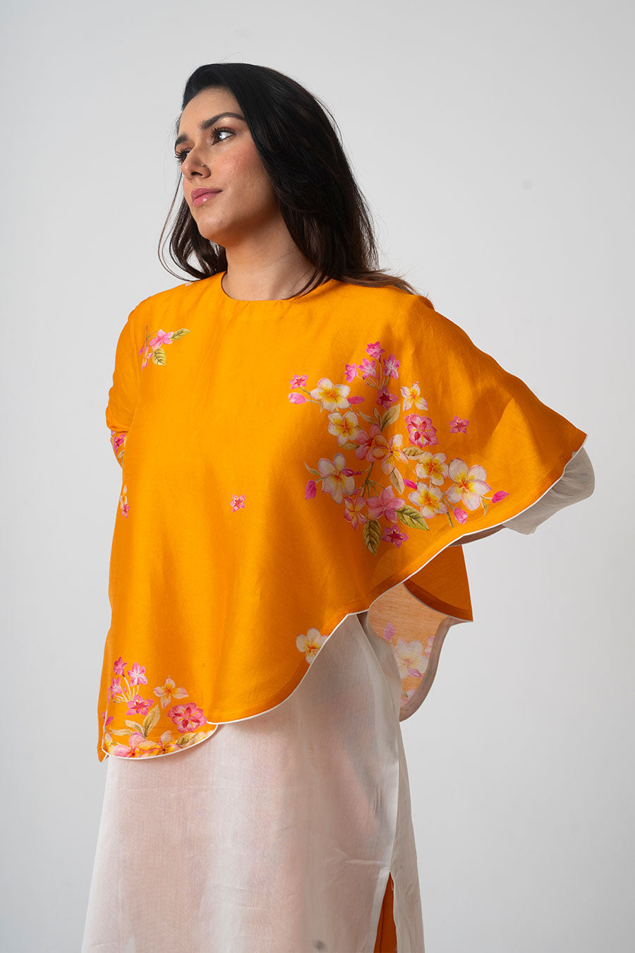 Orange Chafa Brisa Printed Co-Ord Set