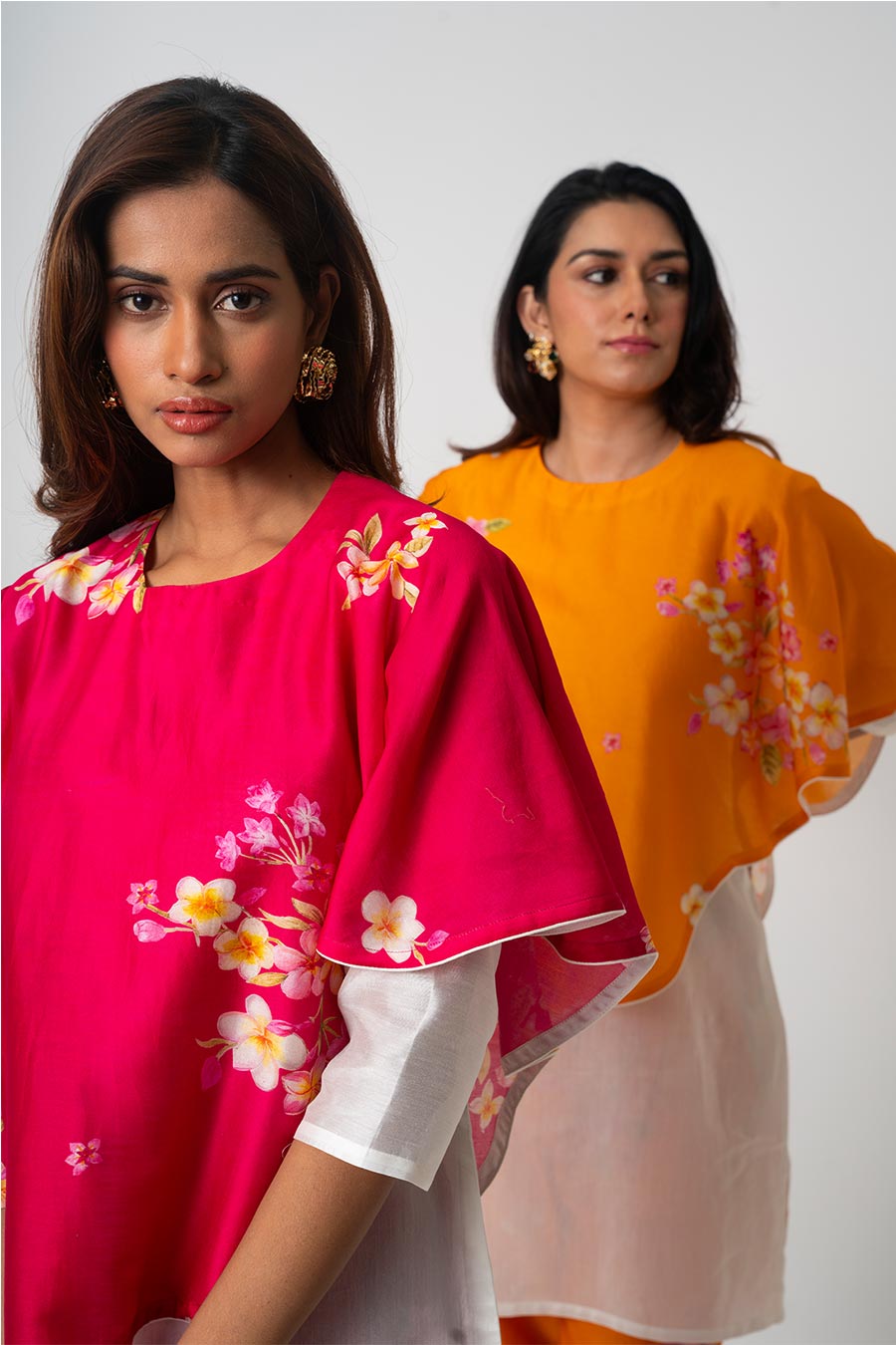 Orange Chafa Brisa Printed Co-Ord Set