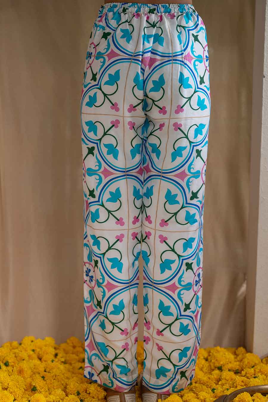 Multicolour Printed Retro Revival Co-ord Set