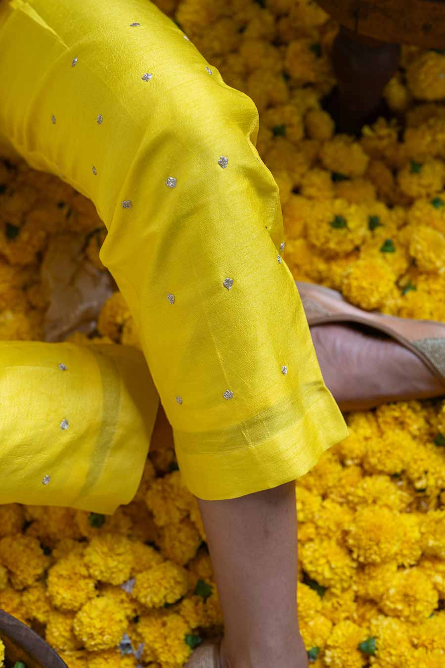 Yellow Printed Citrine Kurta Set