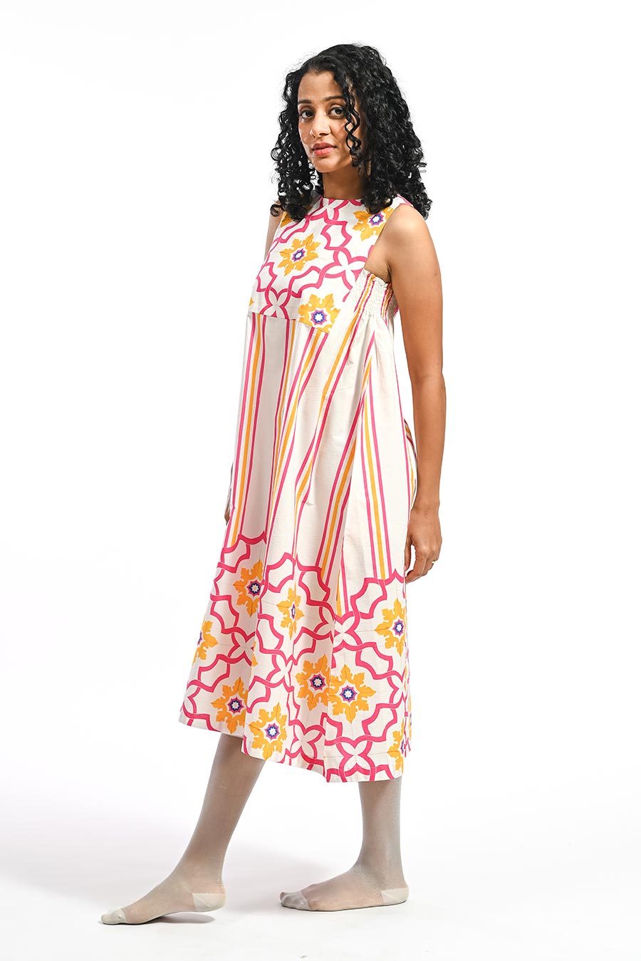 Rosa Miramar Mosaic Printed Dress