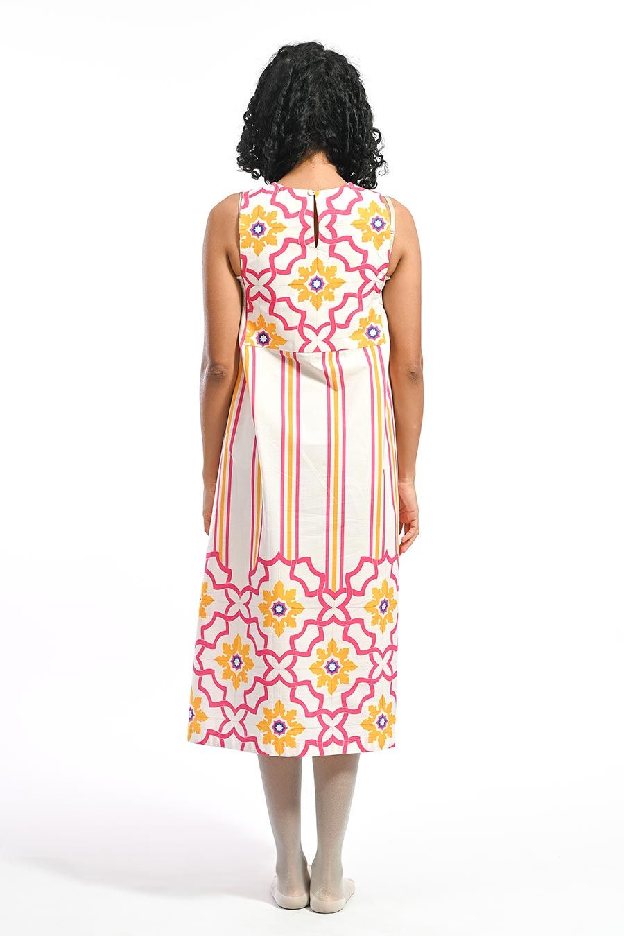 Rosa Miramar Mosaic Printed Dress