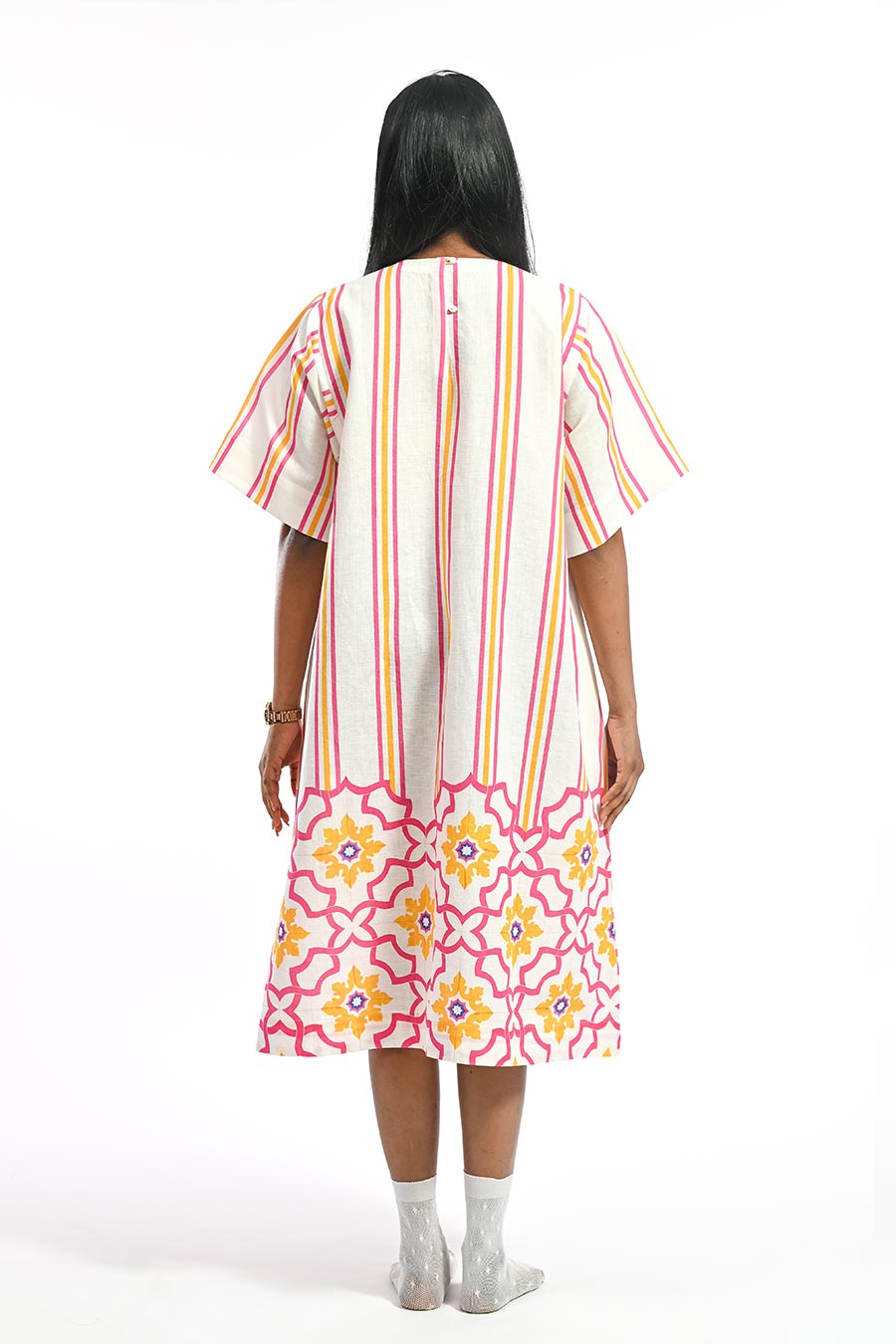 Rosa Campal Mosaic Printed Dress