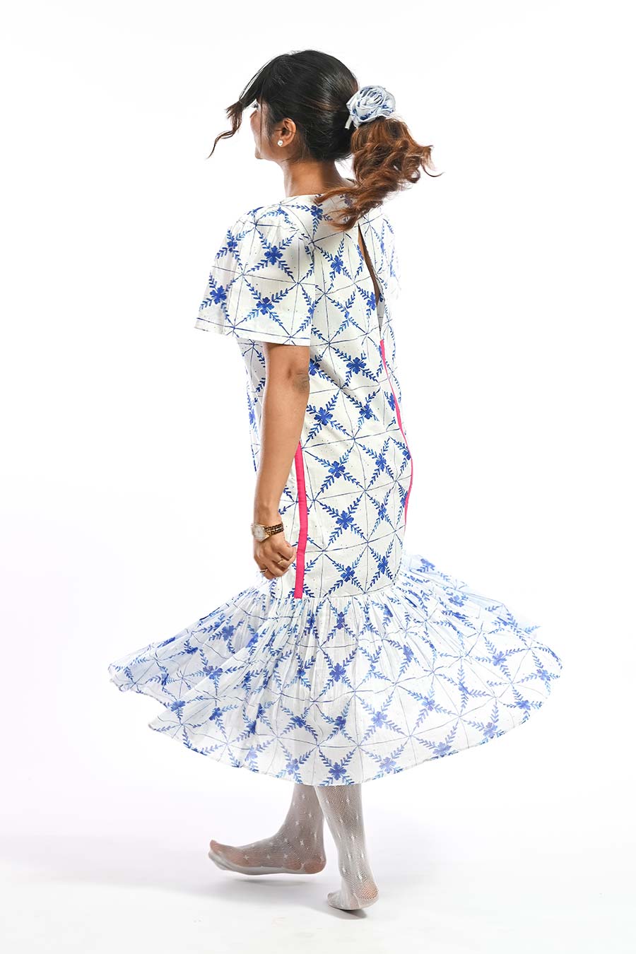 Azul Morjim Mosaic Printed Dress