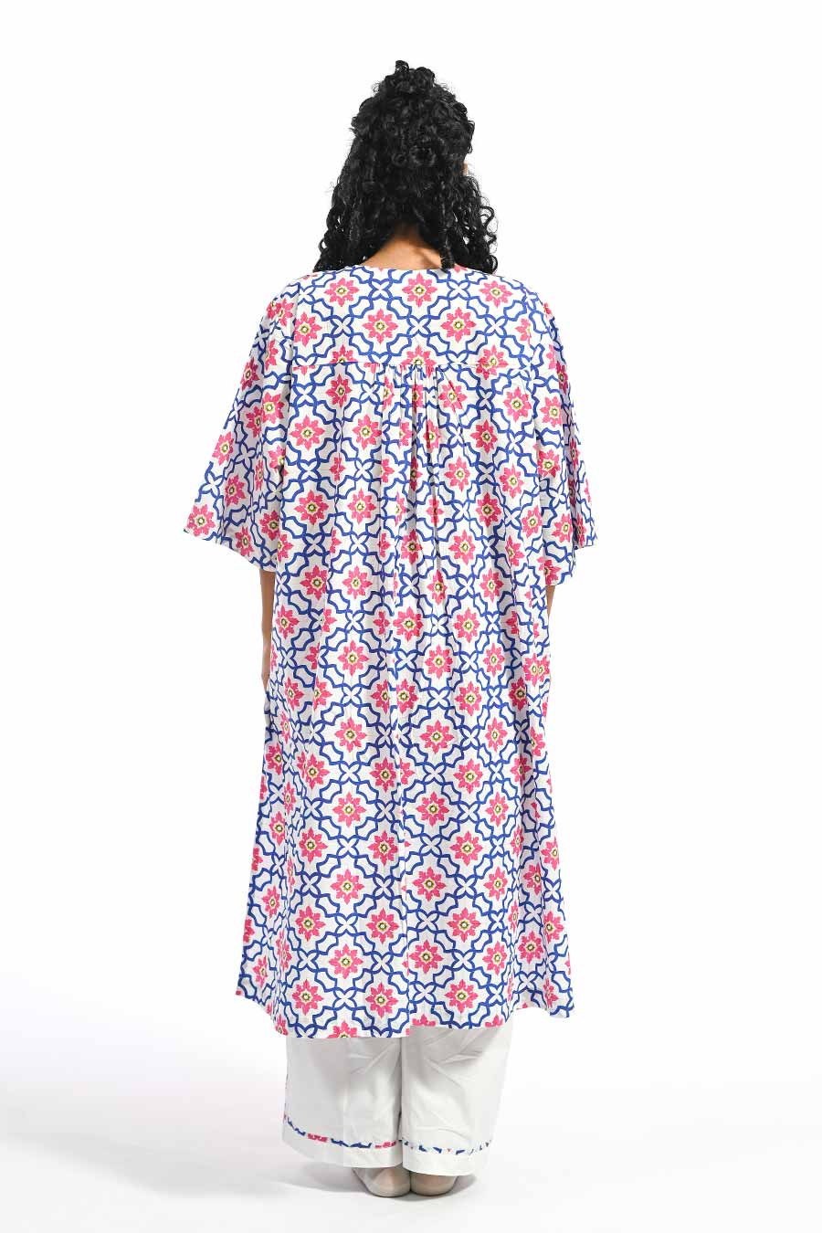 Azul Blue Mosaic Printed Kurta & Pant Set