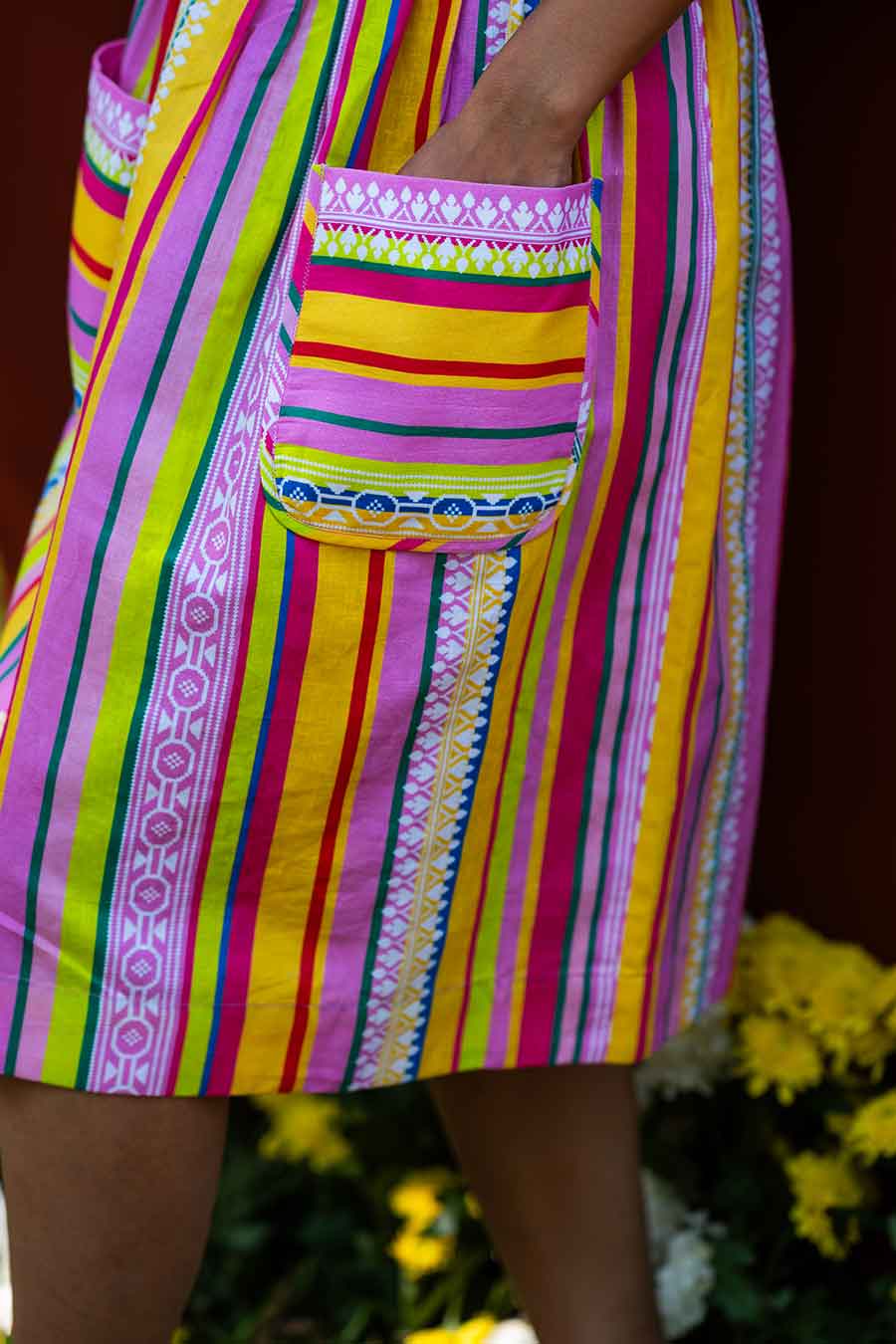 Multicolour Printed Two-Way Top & Skirt Co-Ord Set