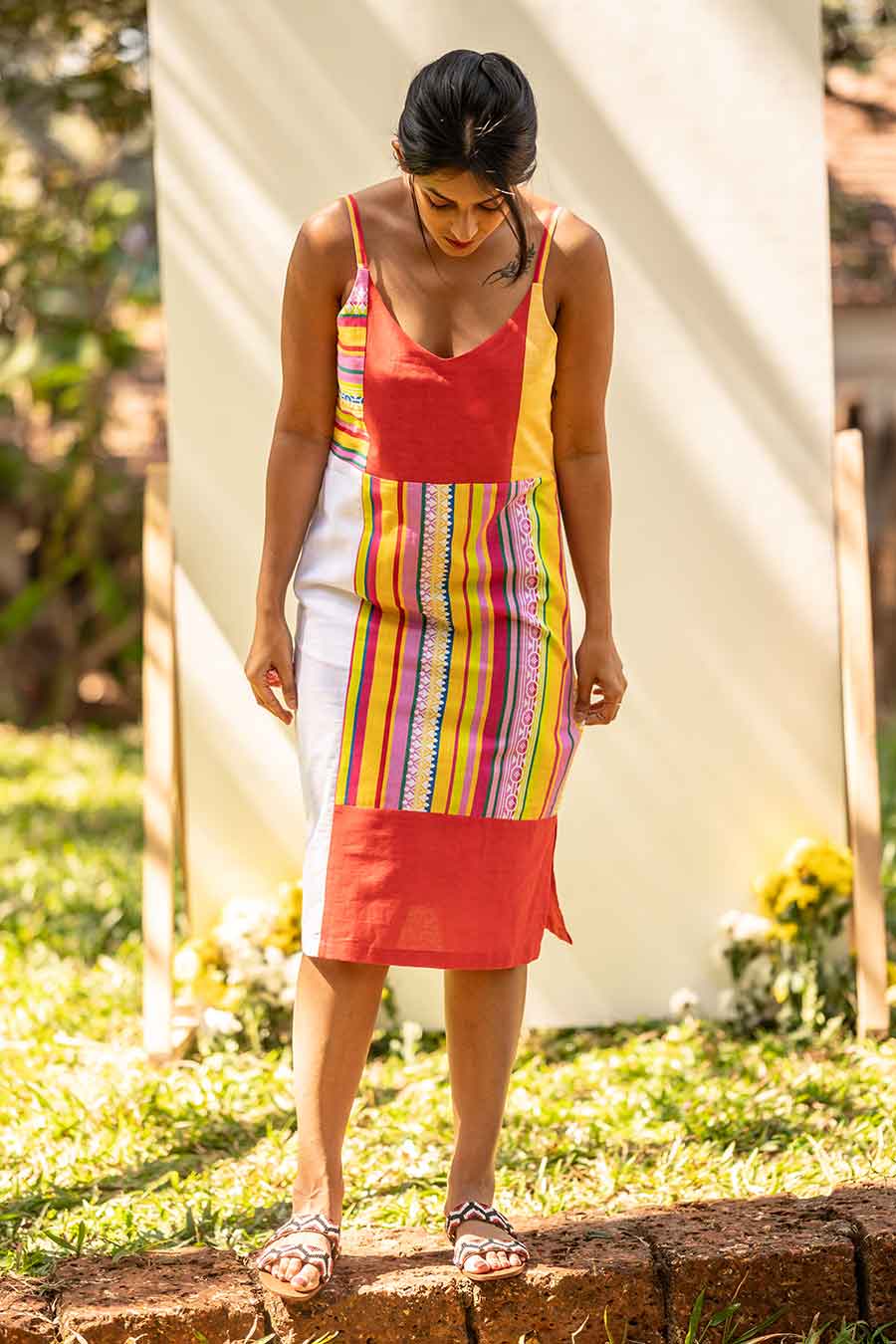 Multicolour Printed Dress