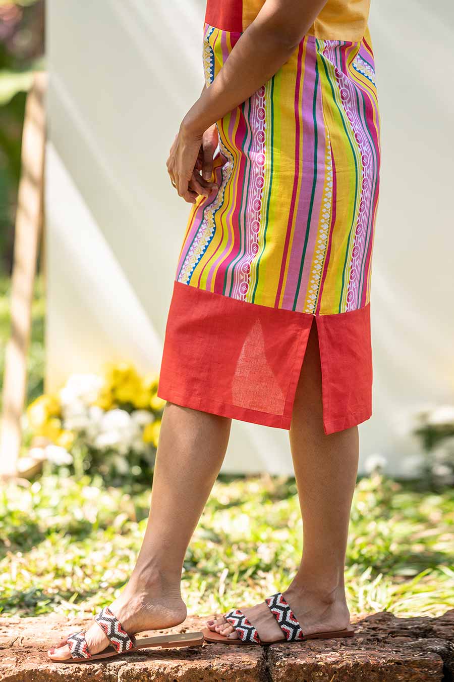 Multicolour Printed Dress