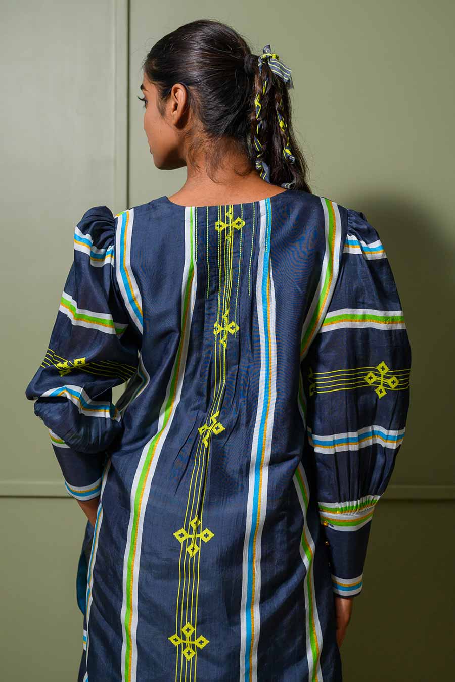 Bluebell Printed Stripes Tunic & Palazzo Set