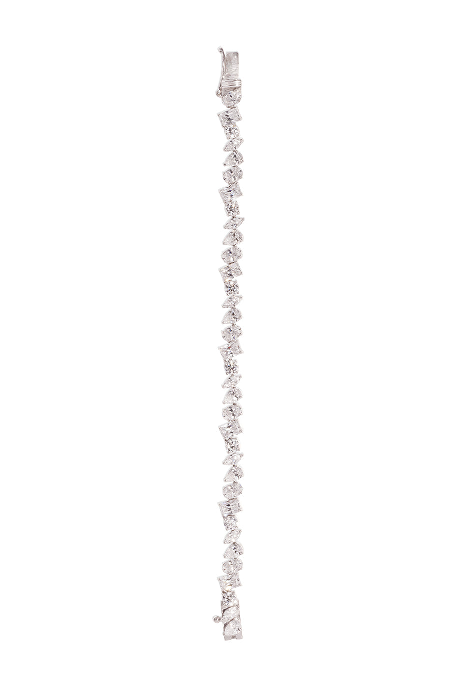 92.5 Sterling Silver Mix Tennis Bracelet