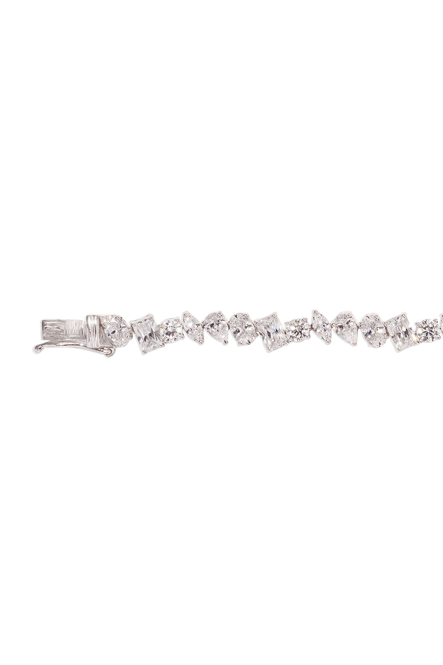 92.5 Sterling Silver Mix Tennis Bracelet