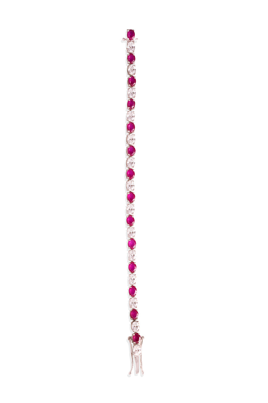 92.5 Sterling Silver Red Alea Bracelet