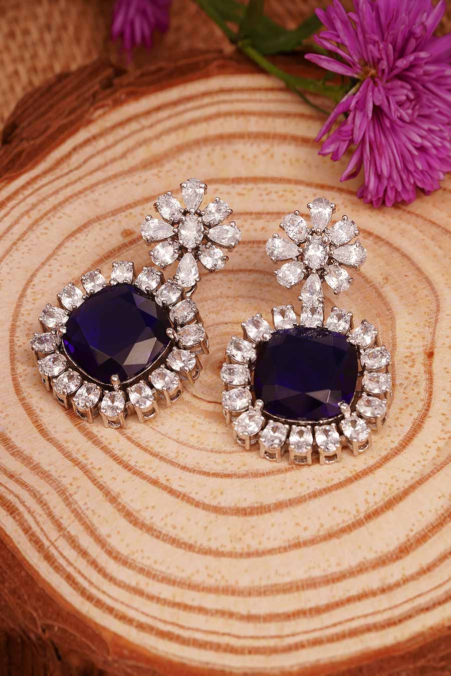 92.5 Sterling Silver Bloom Earrings