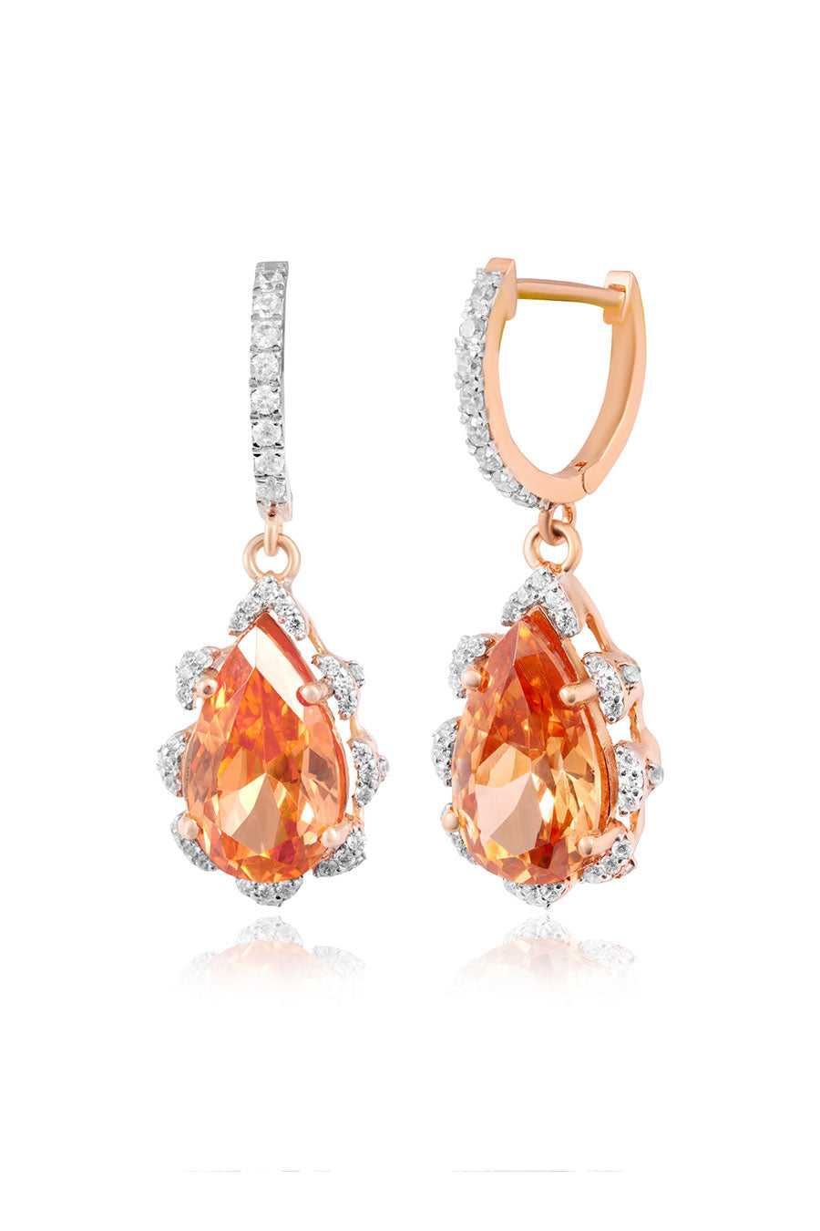 92.5 Sterling Silver Ignis Drop Earrings