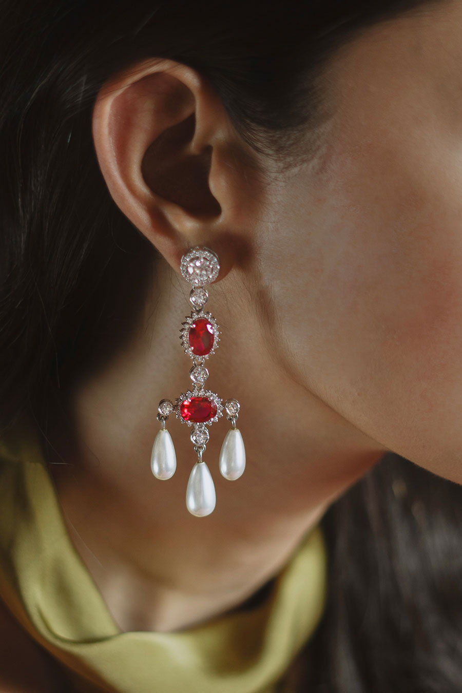 92.5 Sterling Silver Alma Earrings
