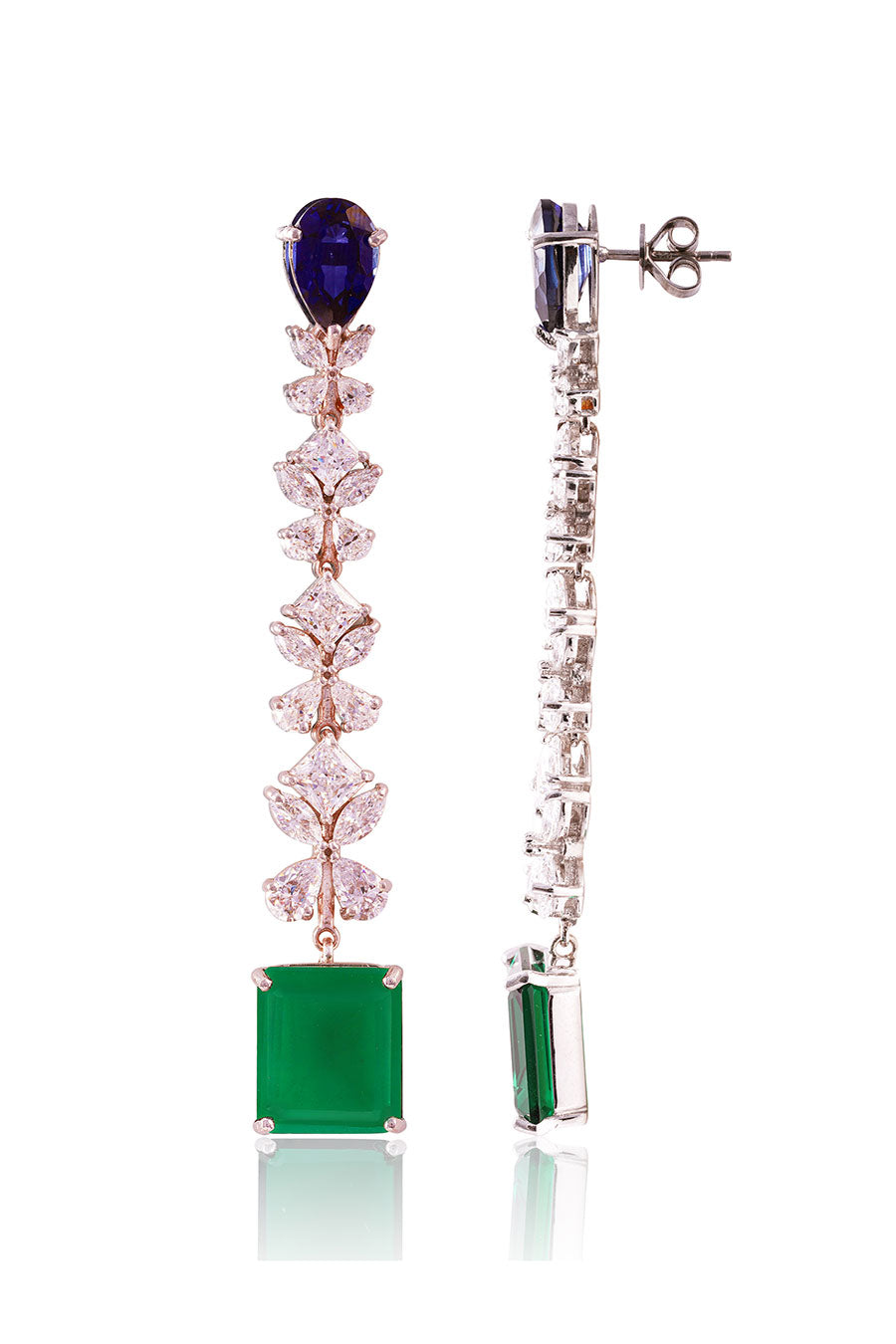 92.5 Sterling Silver Fiesta Fusion Earrings