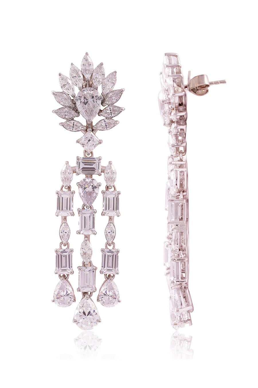 92.5 Sterling Silver Scintillio Luxe Earrings