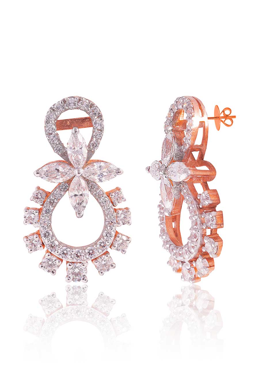 92.5 Sterling Silver Aurora Earrings