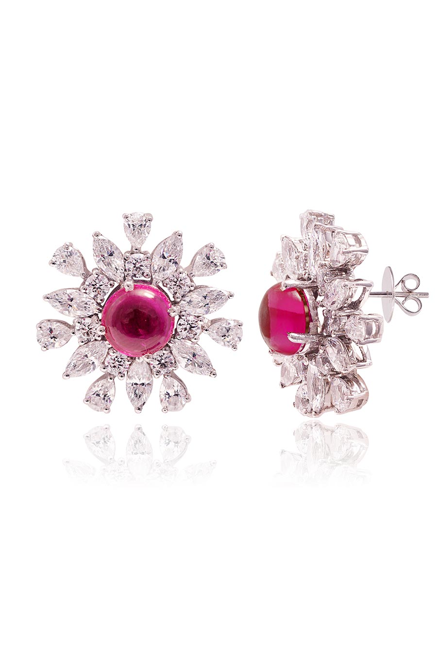 92.5 Sterling Silver Spring Muse Earrings