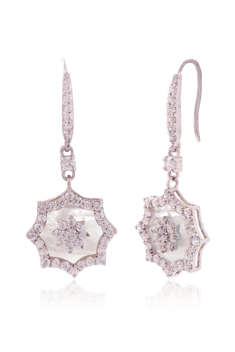 92.5 Sterling Silver Serene Octave Earrings