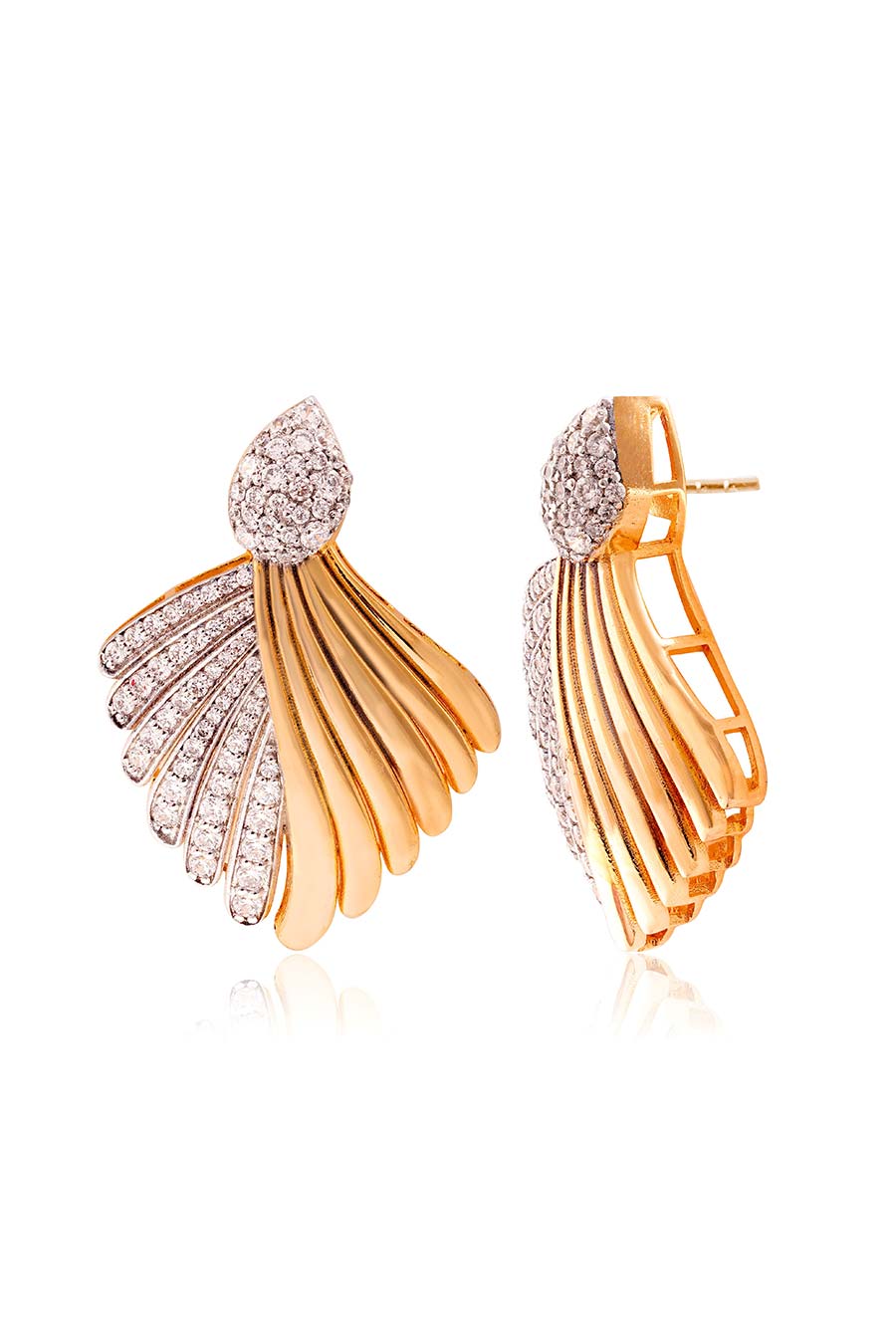 92.5 Sterling Silver Pluma Glitz Earrings