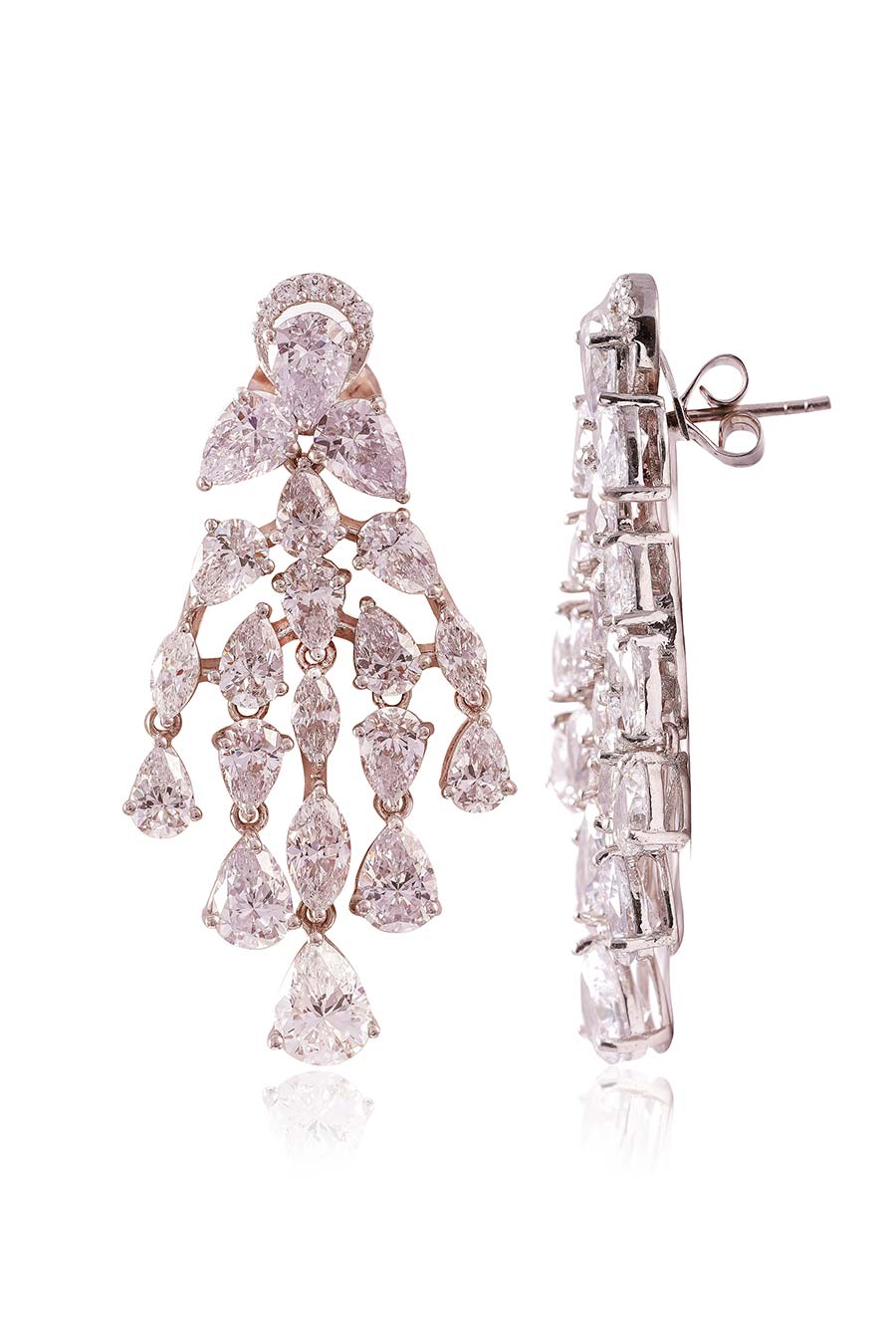 92.5 Sterling Silver Glitterati Regalia Earrings