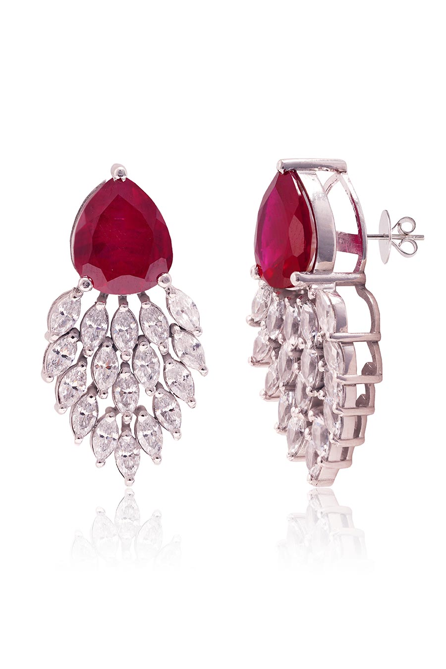 92.5 Sterling Silver Selene Earrings