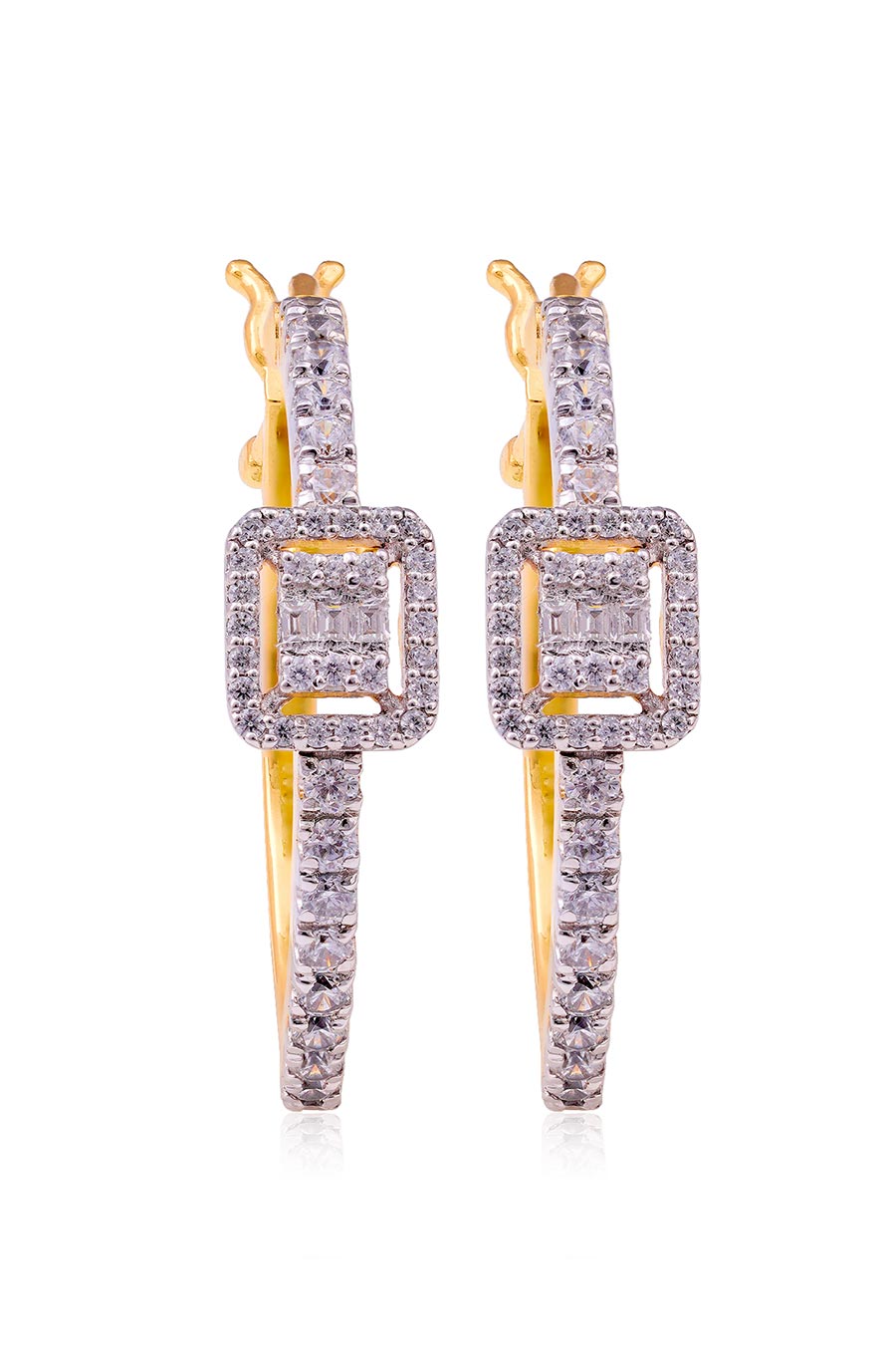 92.5 Sterling Silver Elanor Hoop Earrings