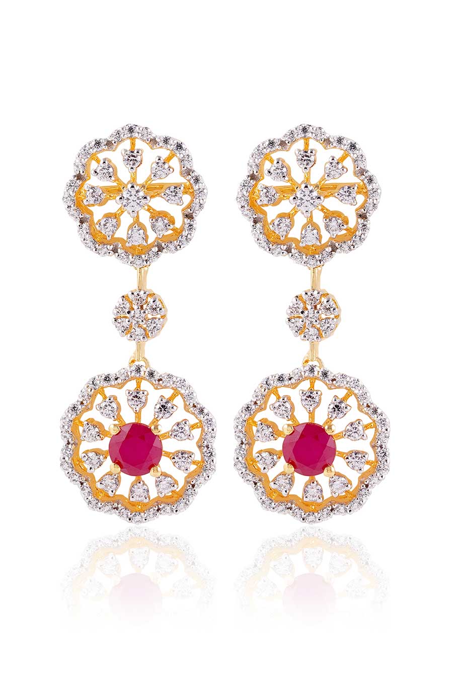 92.5 Sterling Silver Gulnaz Earrings