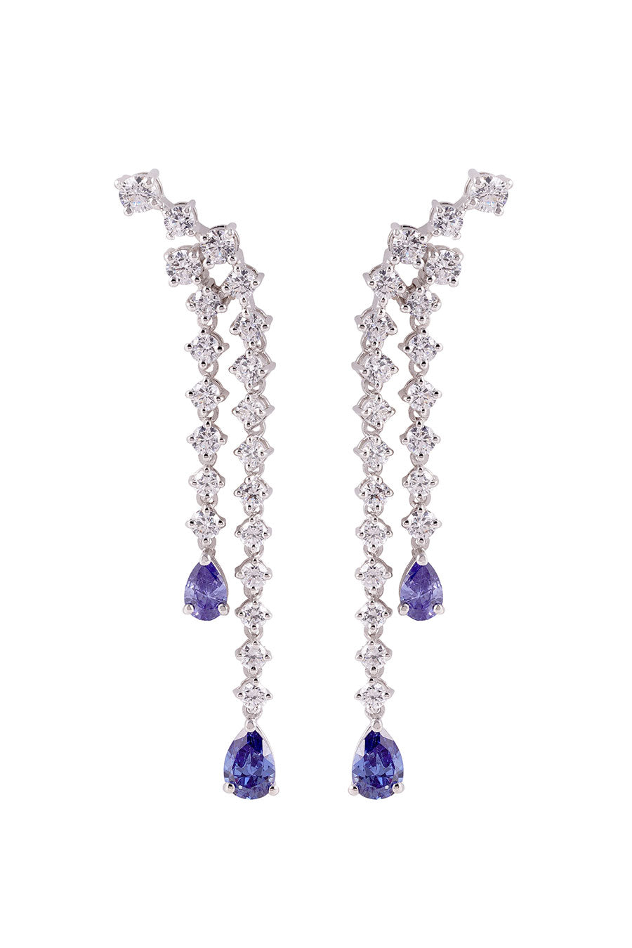 92.5 Sterling Silver Aeris Drop Earrings