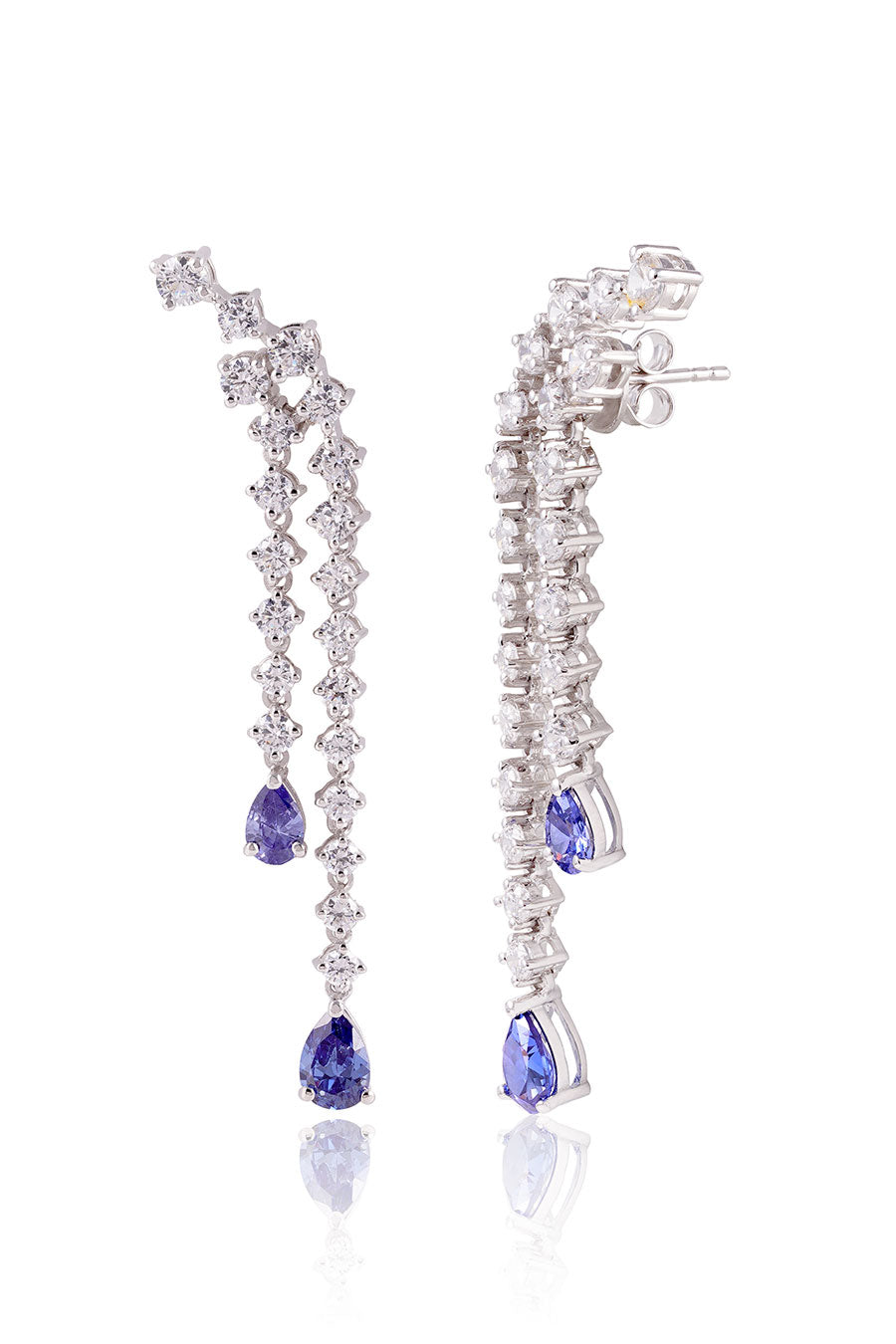 92.5 Sterling Silver Aeris Drop Earrings