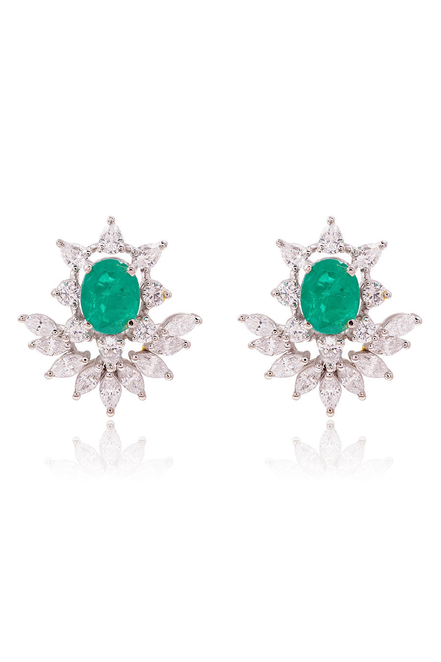 92.5 Sterling Silver Livia Stud Earrings