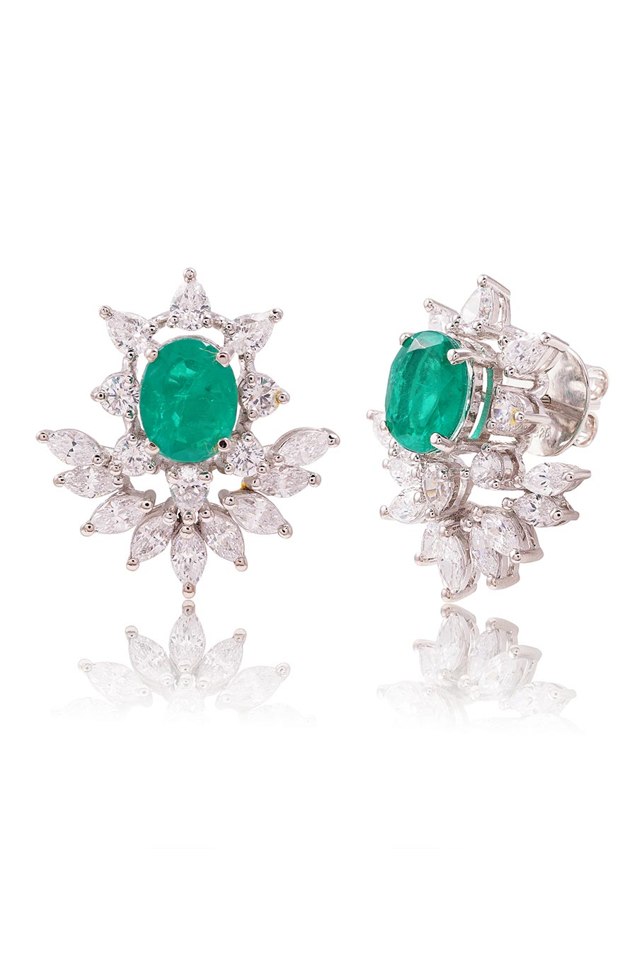 92.5 Sterling Silver Livia Stud Earrings