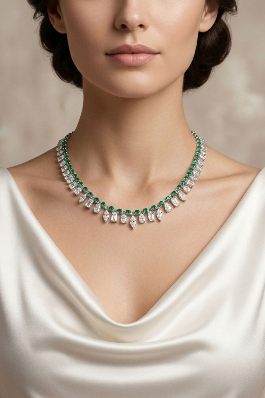 92.5 Sterling Silver Poise Necklace