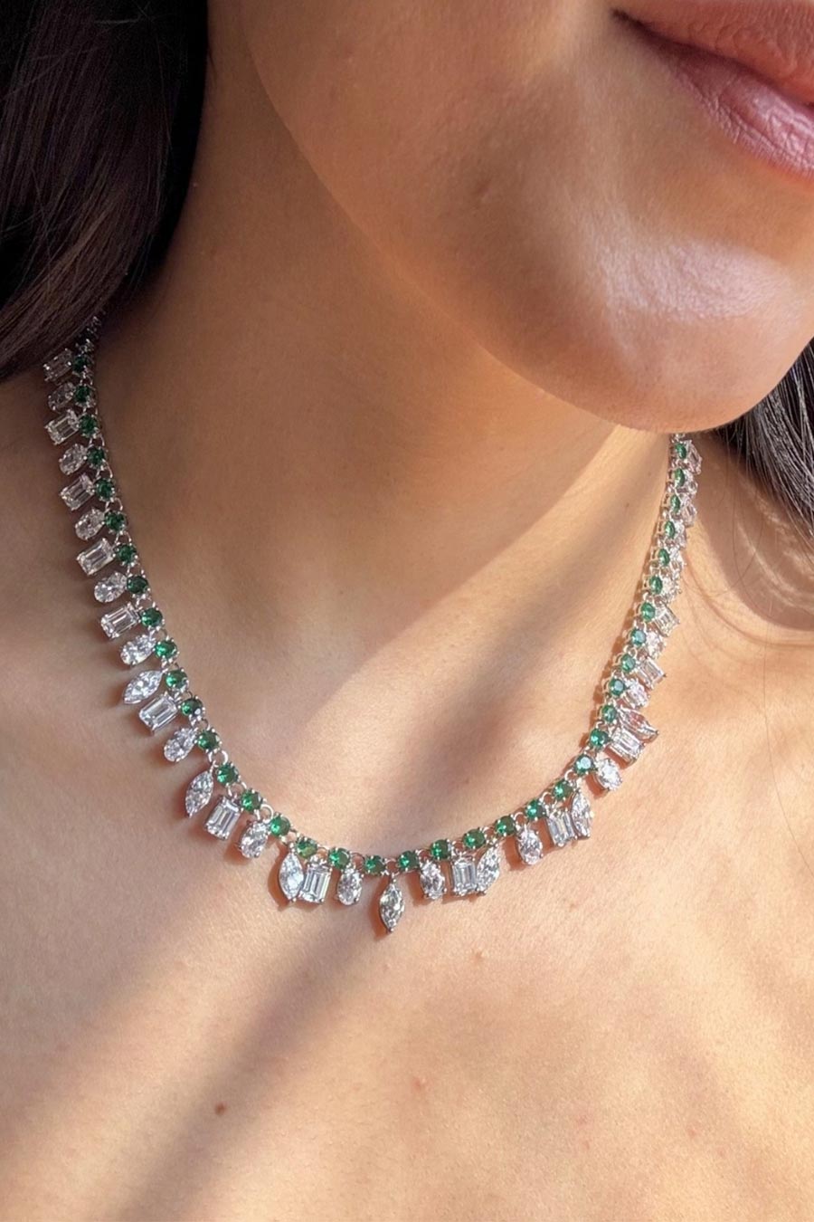 92.5 Sterling Silver Poise Necklace