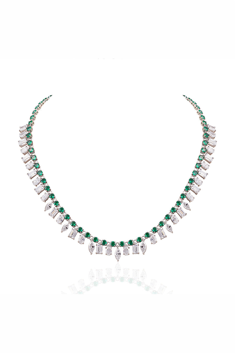 92.5 Sterling Silver Poise Necklace