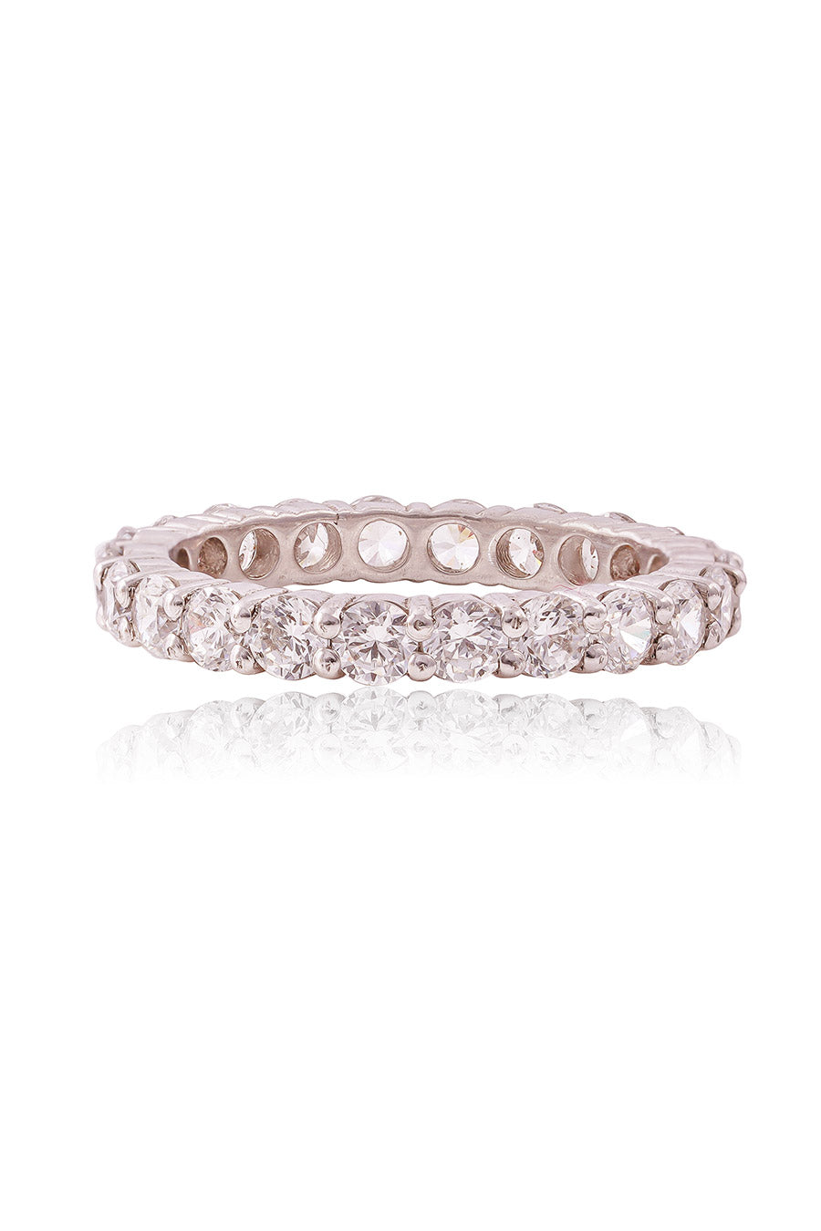 92.5 Sterling Silver Eternity Band Ring