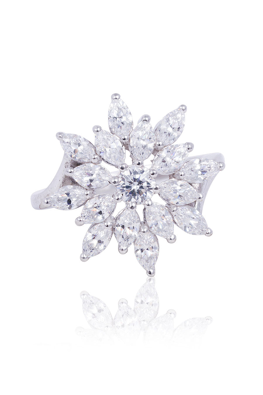 92.5 Sterling Silver Stardust Ring