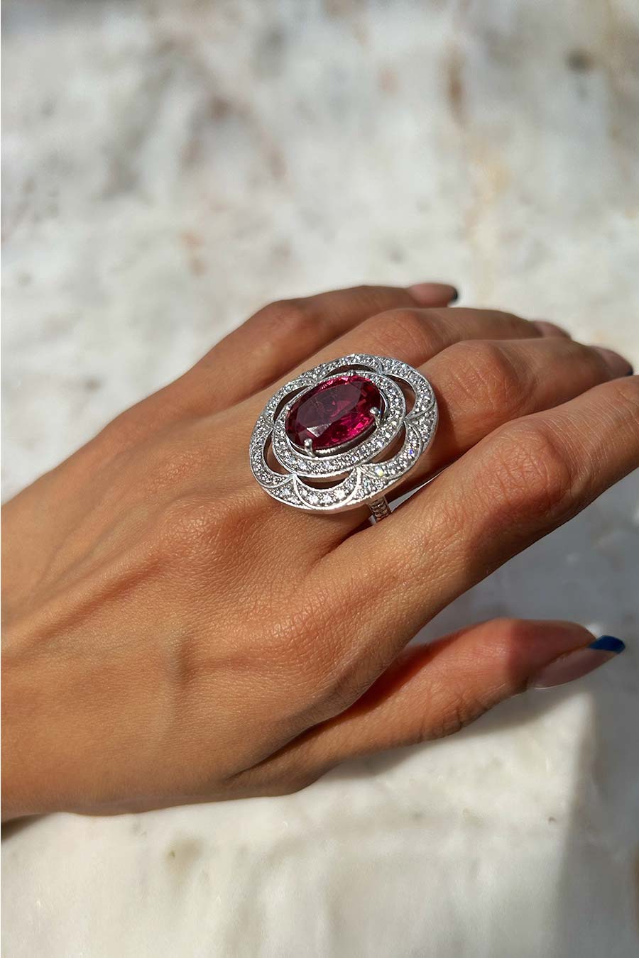 92.5 Sterling Silver Zenith Ring