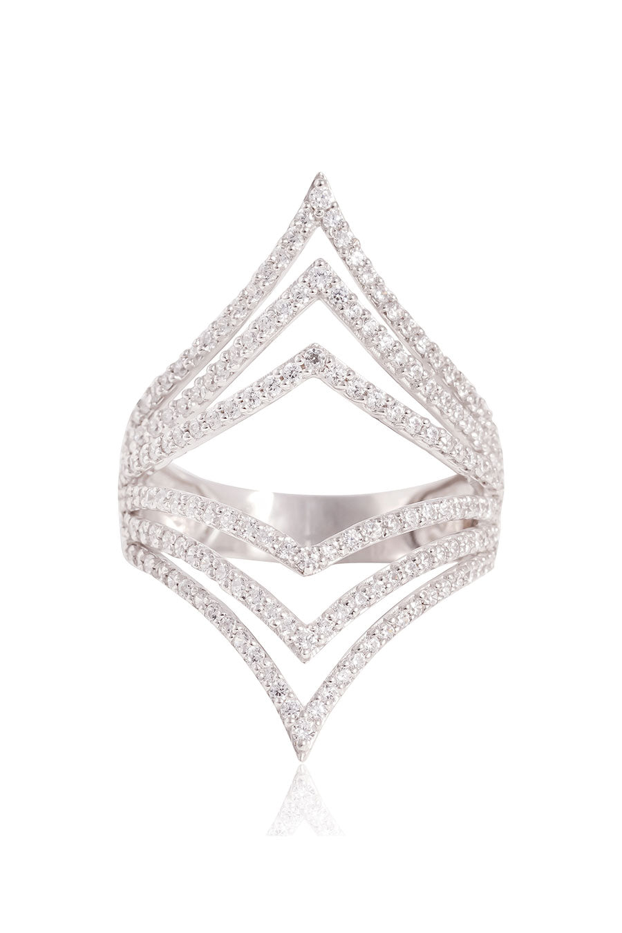 92.5 Sterling Silver Kaia Voltage Ring